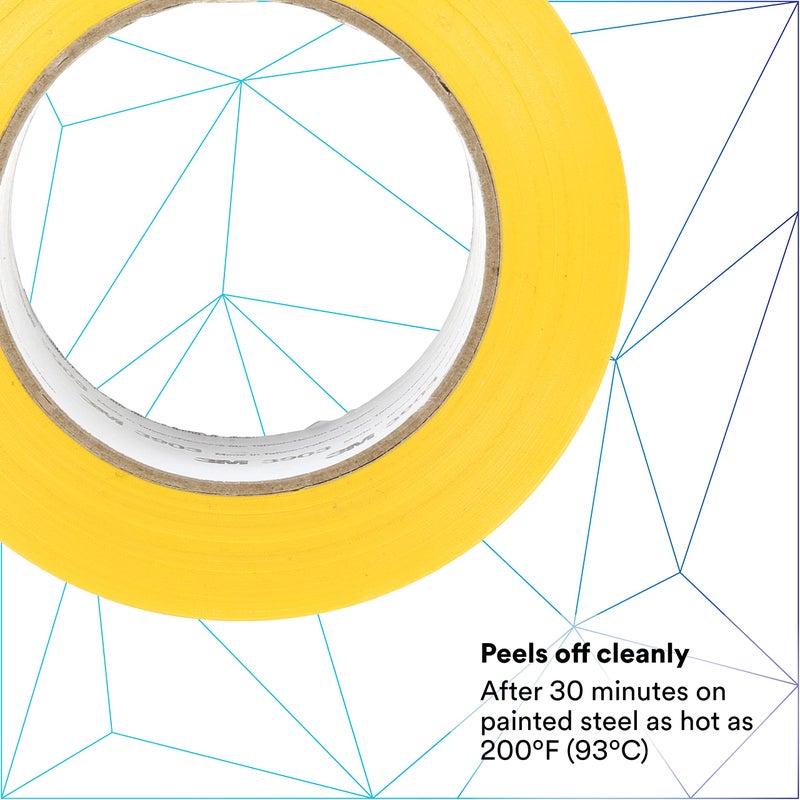 3M Vinyl Duct Tape 3903, 2 in x 50 yd, 7.3 mil, Individually Wrapped Conveniently Packaged, Yellow - Image 4